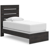 Hollivern Dark Gray Youth Panel Bedroom Set from Ashley Furniture - Luna Furniture