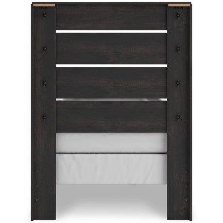 Hollivern Dark Gray Youth Panel Bedroom Set from Ashley - Luna Furniture