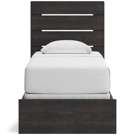 Hollivern Dark Gray Youth Panel Bedroom Set from Ashley - Luna Furniture