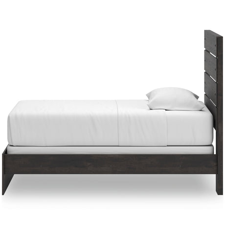 Hollivern Dark Gray Youth Panel Bedroom Set from Ashley - Luna Furniture