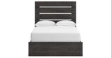 Hollivern Dark Gray Full Storage Platform Bed with 2 Drawers from Ashley Furniture - Luna Furniture