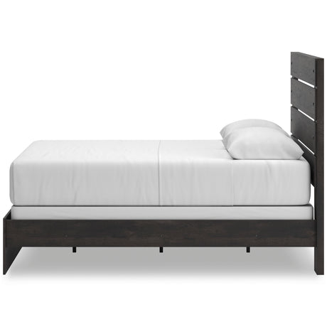 Hollivern Dark Gray Panel Bedroom Set from Ashley Furniture - Luna Furniture