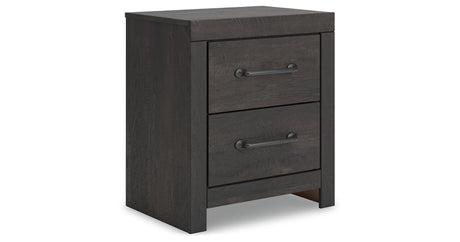 Hollivern Dark Gray Nightstand from Ashley - Luna Furniture