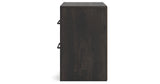 Hollivern Dark Gray Nightstand from Ashley Furniture - Luna Furniture