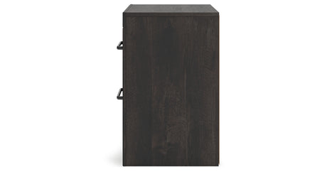 Hollivern Dark Gray Nightstand from Ashley - Luna Furniture