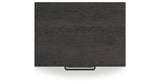 Hollivern Twin Panel Storage Bed with Mirrored Dresser and 2 Nightstands in Dark Gray from Ashley - Luna Furniture