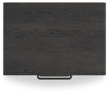 Hollivern Twin Panel Bed with Mirrored Dresser, Chest and Nightstand in Dark Gray from Ashley Furniture - Luna Furniture