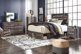 Drystan Multi Queen Panel Bed with Mirrored Dresser and Nightstand from Ashley - Luna Furniture