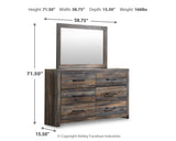 Drystan Multi LED Youth Panel Bedroom Set from Ashley - Luna Furniture