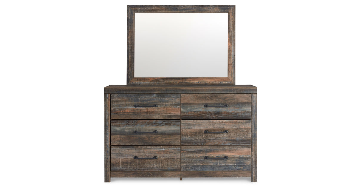 Drystan Queen Panel Bed, 2 Dressers, Mirror and 2 Nightstands from Ashley Furniture - Luna Furniture