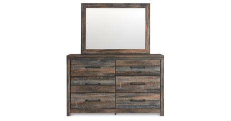 Drystan Queen Panel Bed, 2 Dressers, Mirror, Chest and 2 Nightstands from Ashley - Luna Furniture