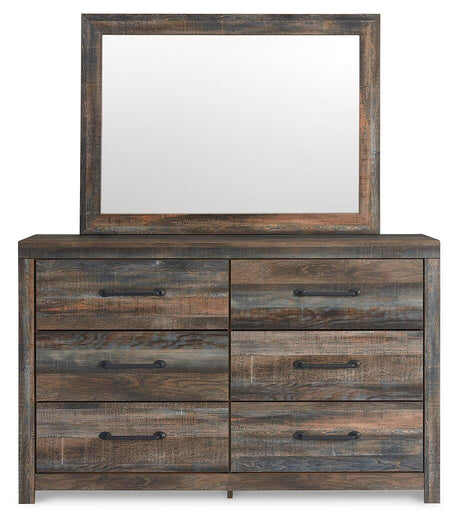 Drystan Multi King Bookcase Storage Bed, Dresser, Mirror, Chest and Nightstand from Ashley - Luna Furniture
