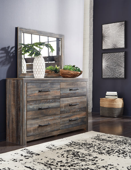 Drystan Multi King Bookcase Storage Bed, Dresser, Mirror, Chest and Nightstand from Ashley - Luna Furniture