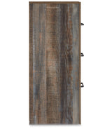 Drystan King Bookcase Bed with 4 Storage Drawers with Dresser in Multi from Ashley - Luna Furniture