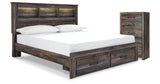 Drystan King Bookcase Storage Bed and Chest from Ashley - Luna Furniture
