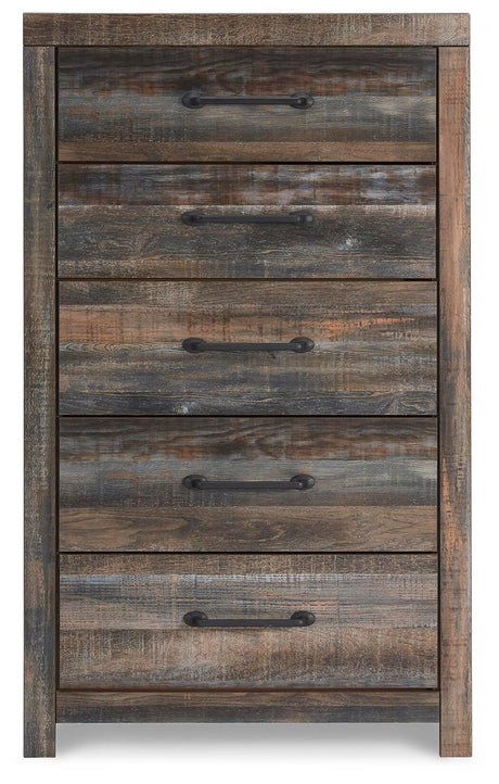 Drystan Multi King Bookcase Storage Bed, Dresser, Mirror, Chest and Nightstand from Ashley - Luna Furniture