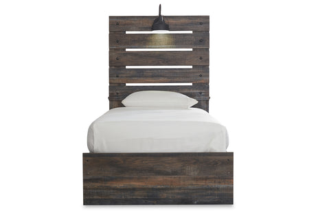 Drystan Multi LED Twin Storage Platform Bed with 4 Drawers from Ashley Furniture - Luna Furniture