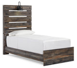 Drystan Multi Twin Panel Bed with Mirrored Dresser from Ashley Furniture - Luna Furniture