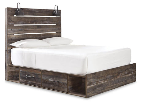 Drystan Multi Queen LED Storage Platform Bed with 4 Drawers from Ashley Furniture - Luna Furniture