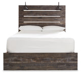 Drystan Multi Queen Panel Bed with Storage, Dresser and Mirror from Ashley - Luna Furniture