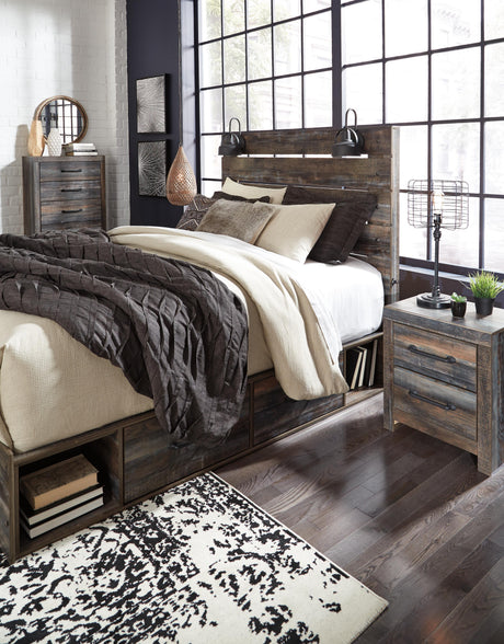 Drystan Multi Queen LED Storage Platform Bed with 4 Drawers from Ashley Furniture - Luna Furniture