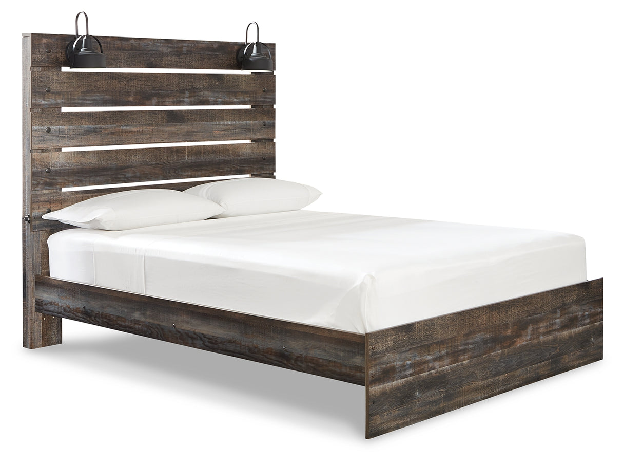 Drystan Multi Queen Panel Bed, Dresser and Mirror from Ashley - Luna Furniture