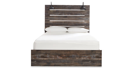 Drystan Queen Panel Bed, 2 Dressers, Mirror, Chest and 2 Nightstands from Ashley - Luna Furniture