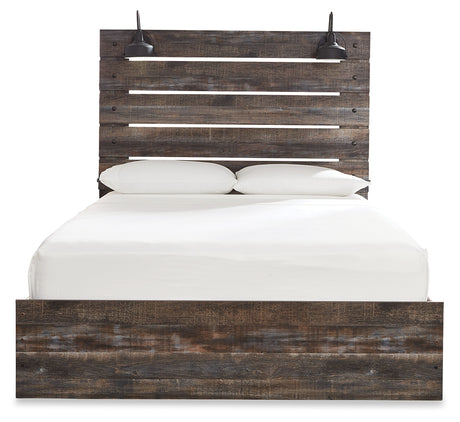 Drystan Multi Queen Panel Bed, Dresser and Mirror from Ashley - Luna Furniture