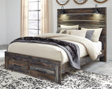 Drystan Multi Queen LED Storage Panel Bed from Ashley - Luna Furniture