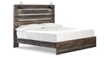 Drystan King Panel Bed with 2 Nightstands in Multi from Ashley Furniture - Luna Furniture