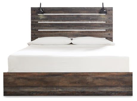 Drystan Multi King Panel Bed, Dresser and Mirror from Ashley - Luna Furniture