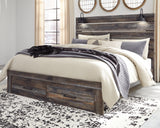 Drystan Multi King LED Storage Panel Bed from Ashley - Luna Furniture