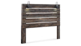 Drystan King Panel Headboard Bed with Mirrored Dresser and Chest in Multi from Ashley Furniture - Luna Furniture