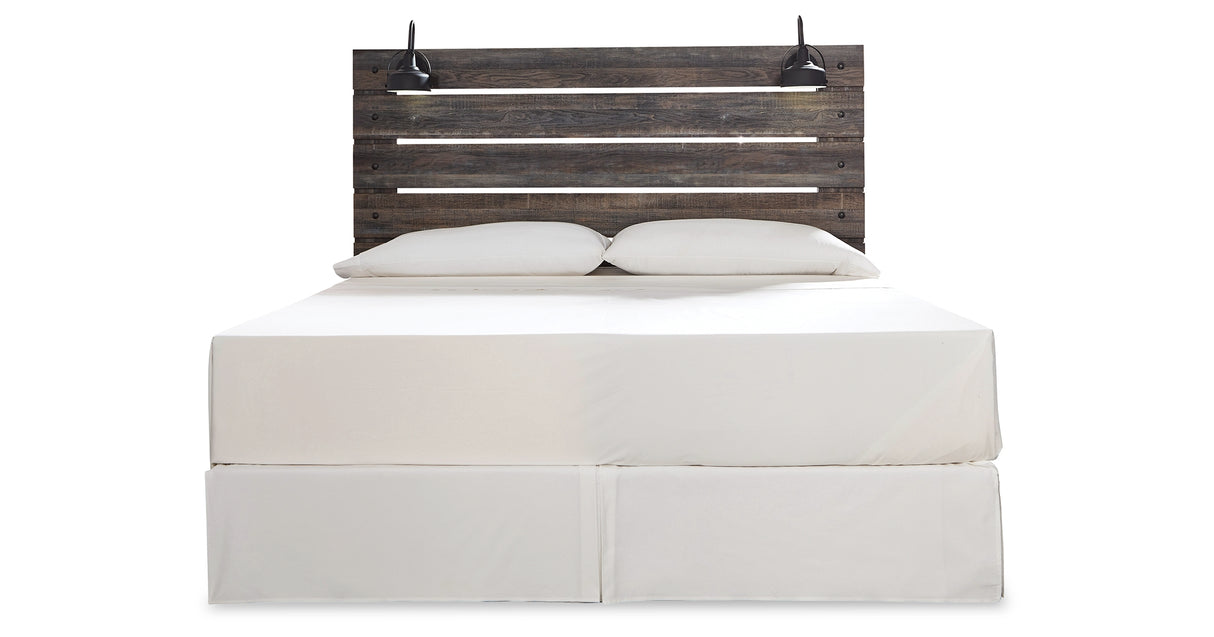 Drystan Multi King Panel Headboard with Metal Frame, Dresser, Mirror, and Nightstand from Ashley - Luna Furniture