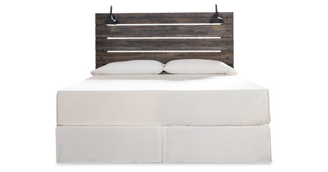 Drystan Multi King Panel Headboard with Metal Frame, Dresser, Mirror, and Nightstand from Ashley - Luna Furniture
