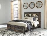 Drystan Multi LED Storage Panel Bedroom Set from Ashley - Luna Furniture