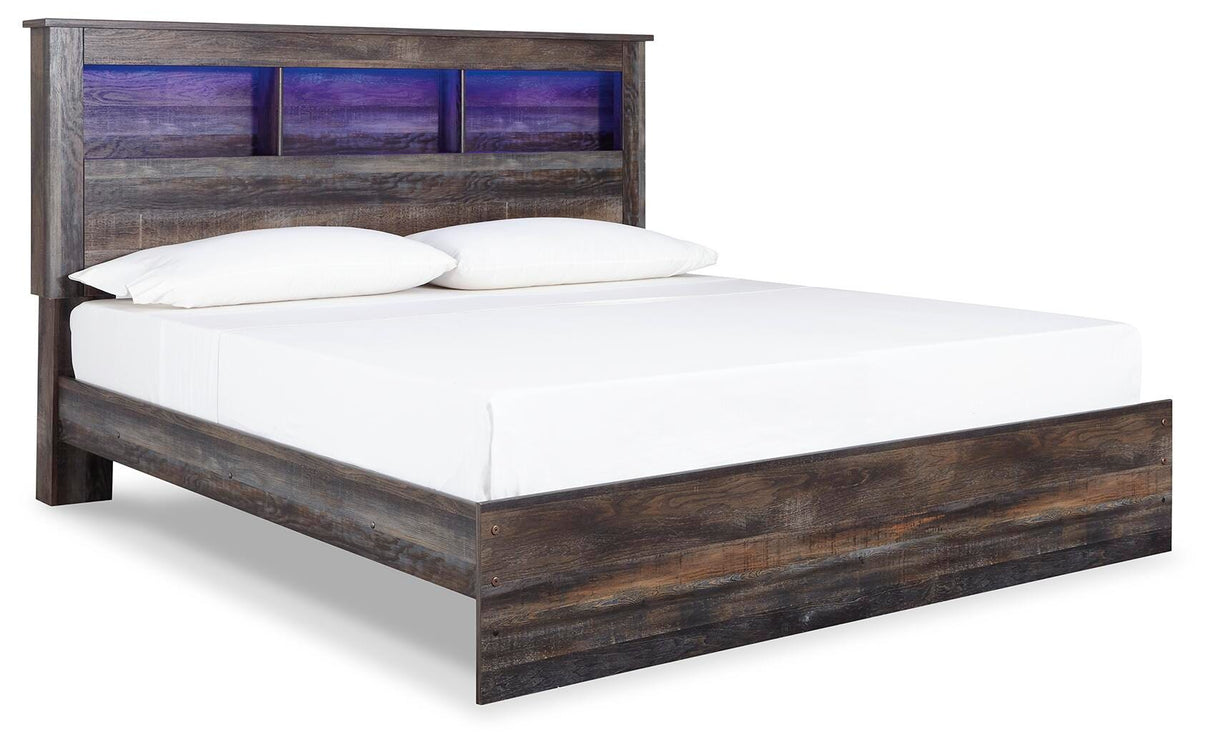 Drystan King Panel Bed and Chest from Ashley - Luna Furniture