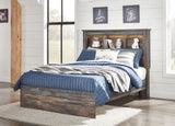 Drystan Multi Full LED Bookcase Panel Bed from Ashley - Luna Furniture