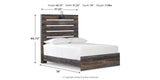 Drystan Multi Full LED Panel Bed from Ashley Furniture - Luna Furniture