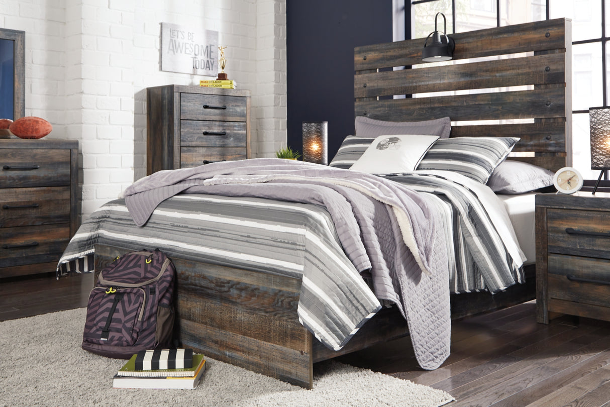 Drystan Multi Full LED Panel Bed from Ashley Furniture - Luna Furniture