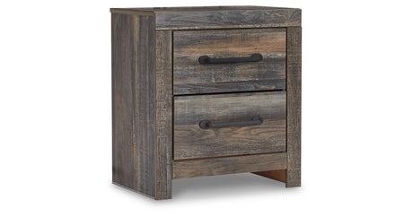 Drystan King Bookcase Bed with 4 Storage Drawers with Mirrored Dresser and 2 Nightstands in Multi from Ashley - Luna Furniture