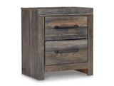 Drystan King Bookcase Bed with 2 Storage Drawers with Mirrored Dresser and 2 Nightstands in Multi from Ashley - Luna Furniture