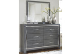 Lodanna Gray Dresser and Mirror from Ashley - Luna Furniture