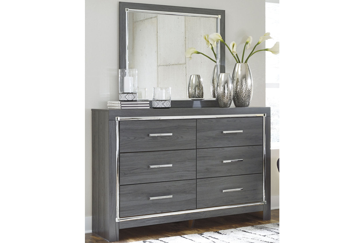 Lodanna Gray Dresser and Mirror from Ashley - Luna Furniture