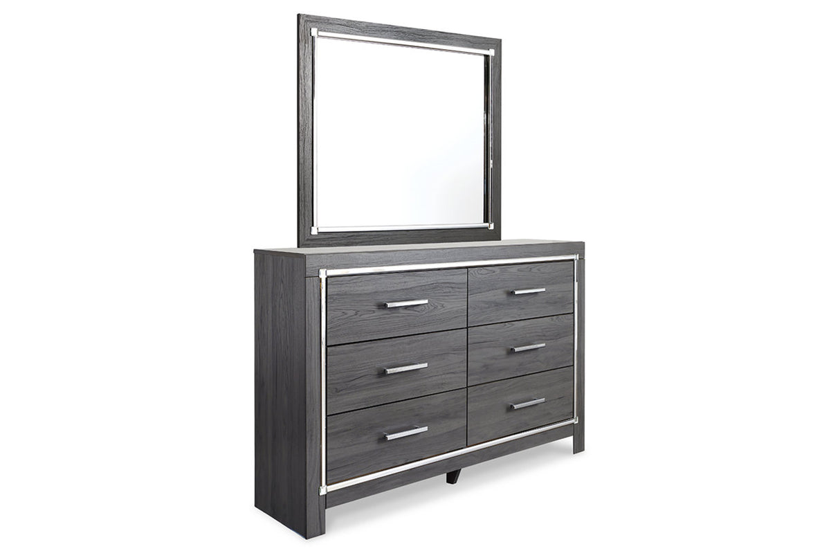 Lodanna Gray Dresser and Mirror from Ashley - Luna Furniture