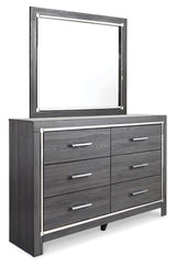 Lodanna Gray Full Panel Bed, Dresser and Mirror from Ashley Furniture - Luna Furniture