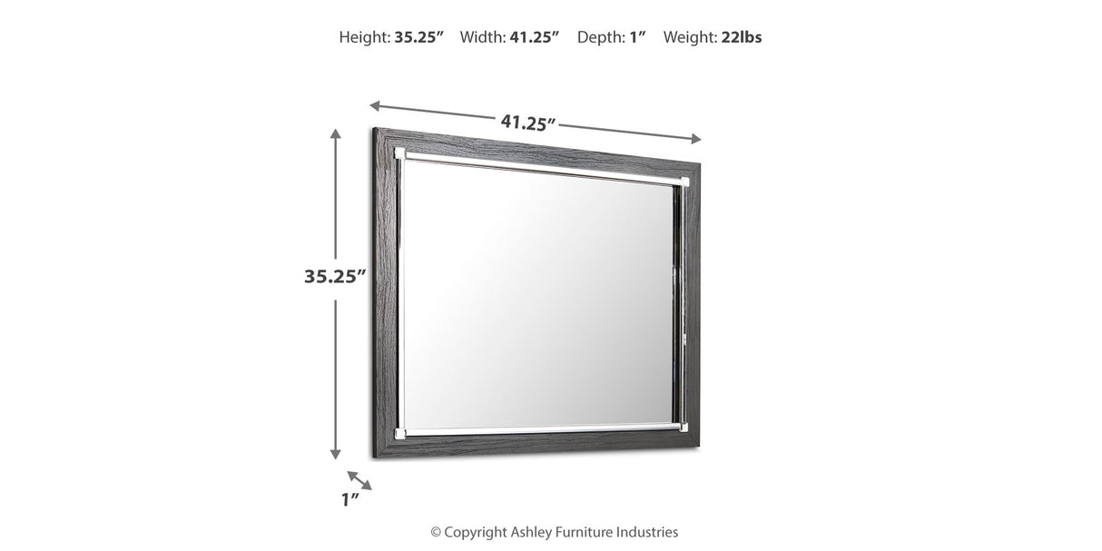 Lodanna Gray Bedroom Mirror from Ashley Furniture - Luna Furniture