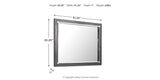 Lodanna Gray Bedroom Mirror from Ashley Furniture - Luna Furniture