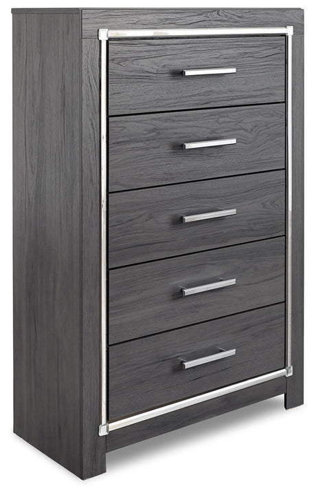 Lodanna Gray Full Storage Bed, Chest and Nightstand from Ashley Furniture - Luna Furniture