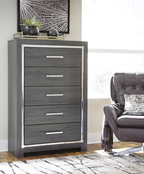 Lodanna Gray Chest of Drawers from Ashley Furniture - Luna Furniture